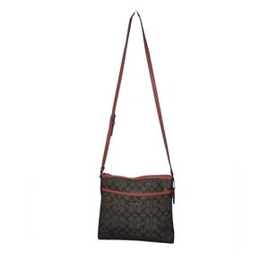 Coach Signature File Crossbody Bag